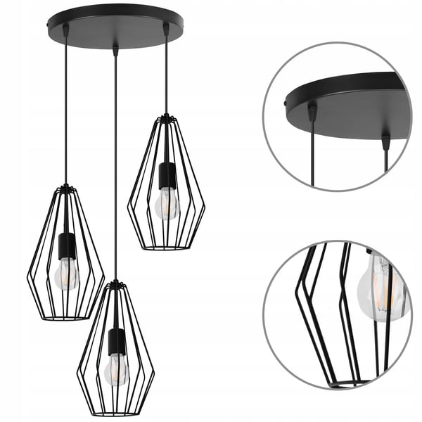 LOFT WIRE HÄNGANDE TAKLAMPA E27 LED-tråd
