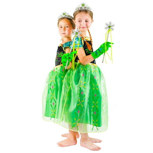 Anna Frost kostume karneval juletræ Sankt Andreas dag kostume størrelse 142