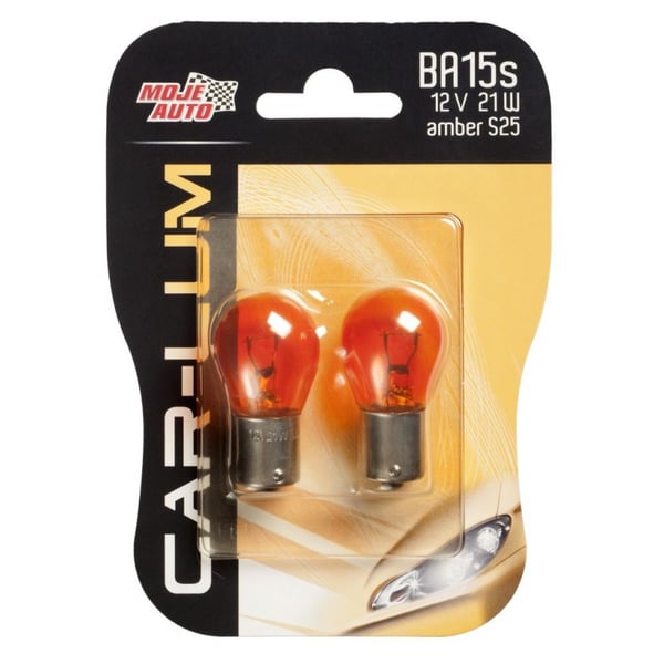 BAUI5S Glödlampa 21W 12V Gul - BIS 91-007