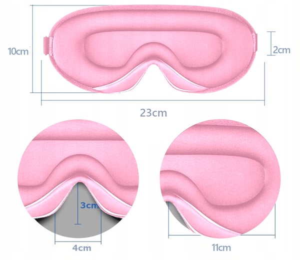 3D-sovmask mörkläggningsbar justerbar premiumkvalitet