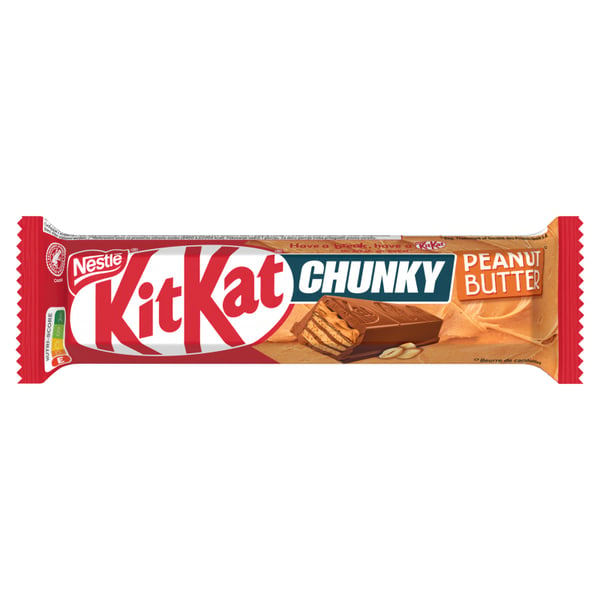 KitKat Chunky maapähkinävoi vohvelitikku maitosuklaassa 42 g