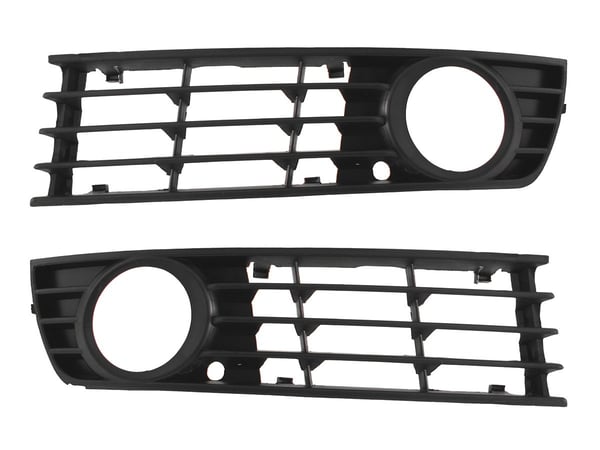Audi A4 B6 00-04 grill i stötfångaren vänster + höger 2-delat set Audi A4 B6 00-04 grill i stötfångaren vänster + höger 2-delat set