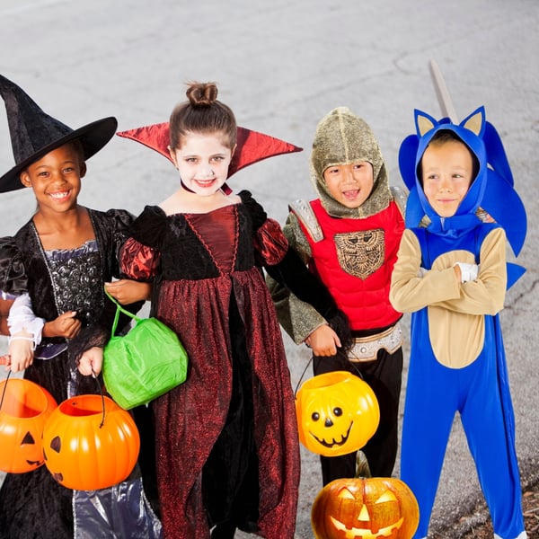 Sonic kostume, udklædning, kigurumi, pindsvin, pindsvin, gallafest, børnehaveklasse 122-134