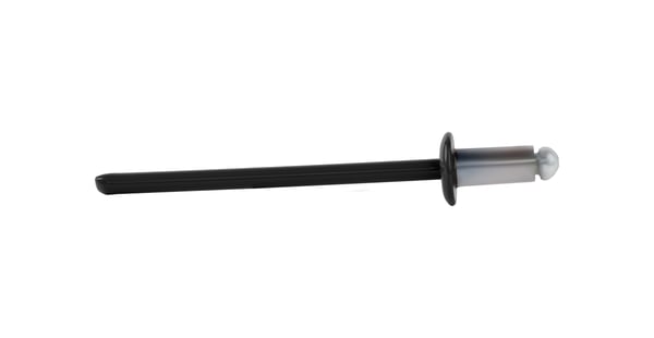Åbne aluminiumnitter 3,2x6mm RAL9005