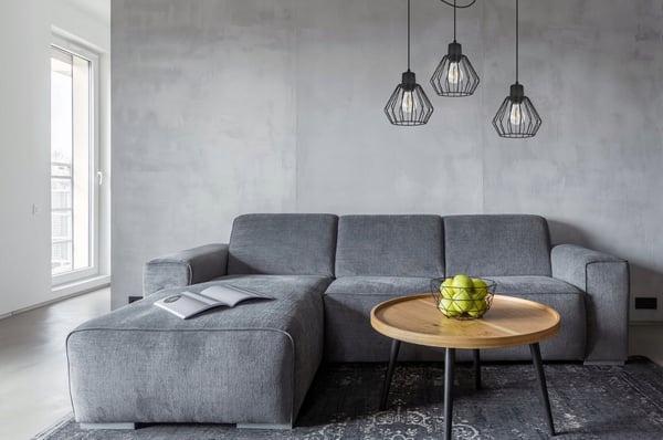 Hængelampe, loftslysekrone, trådskærm, LED