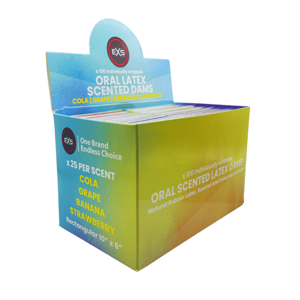 EXS Scented Oral latex dam jordgubb 1 st