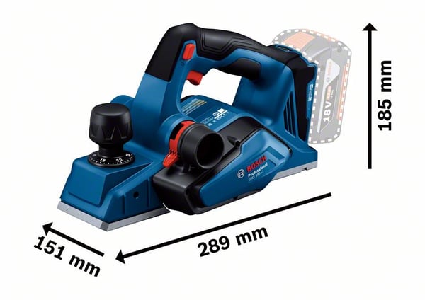 BATTERIHØVL GHO 185-LI 0*AH - B 6015B5021