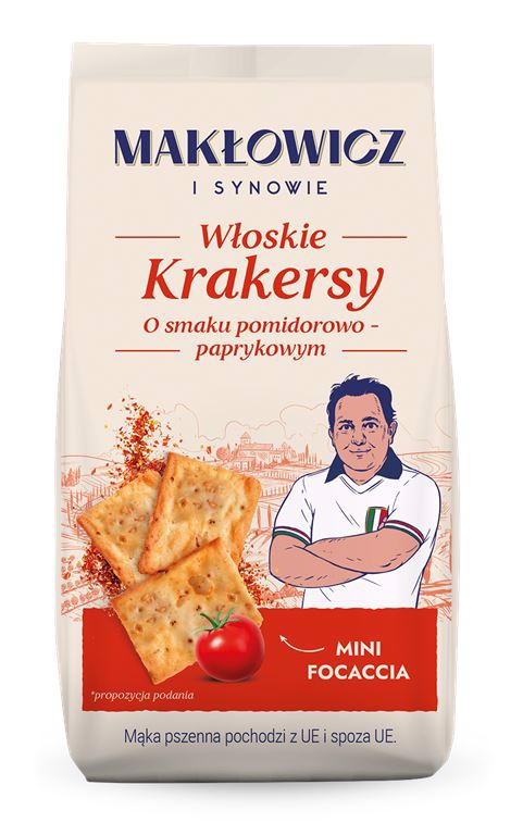 Makłowicz i Synowie Tomaatti-paprikan makuisia keksejä 100 g