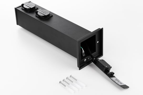 IBERI udendørs havepæl 230V 40cm 4x LUMILED stikkontakt