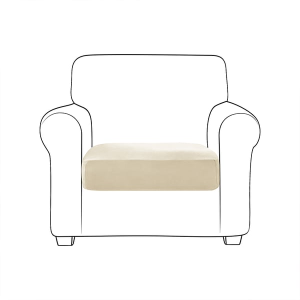 Sofakabine, SAMMETSMOCKA, CREME 150-190cm