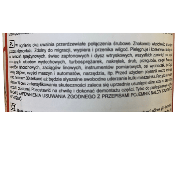 Forch S446 ruosteenpoistaja grafiitilla 400 ml