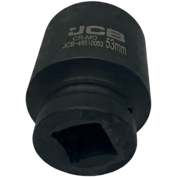 JCB Dyb Slagtopnøgle 1" 53 mm 6-punkts Cr-Mo Topnøgle