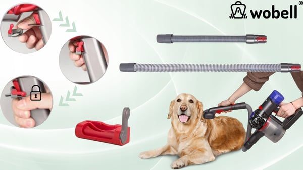 Dyson V7 V8 V10 V11 V12 V15 hundebørste og kambørste til hårrensning - sæt