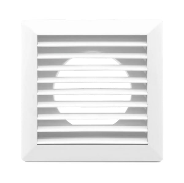 VENTILATIONSGITTER MED MEKANISK SKODDE DIAMETER 100 HVID - RX 02-352 VENTILATIONSGITTER MED MEKANISK SKODDE DIAMETER 100 HVID - RX 02-352