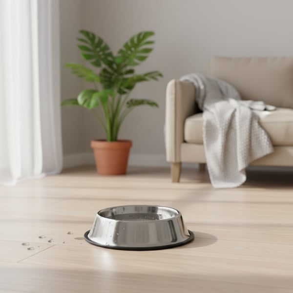PetJet metalskål til hunde og katte, til foder og vand, skridsikker, 350 ml