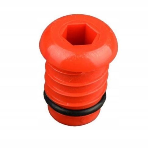 PEX tryckläckagemätningskåpa 16 mm röd
