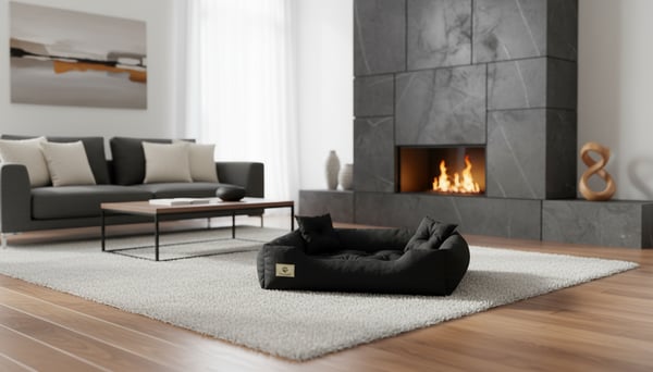 Hundeseng kennel PRESTIGE 75x65 cm vandtæt sort