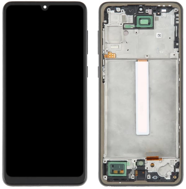 OLED-skærmglas til Samsung Galaxy A33 5G A336 SM-A336 sort ramme