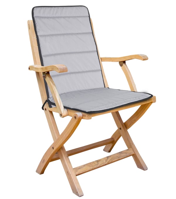 Quiltet stolpude i skum 50x50x80 cm mørkegrå