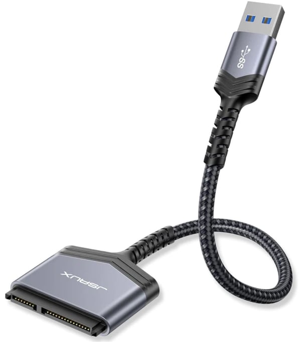 USB 3.0 jsaux-adapter til SATA III 2,5" SSD/HDD
