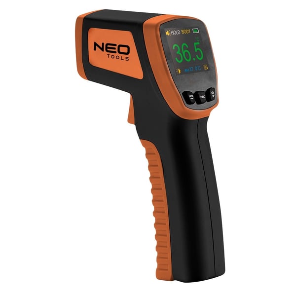 KONTAKTFRI TERMOMETER. PYROMETERNØJAGTIGHED 0,2°C 32 - 42,9 °C - T N75-270