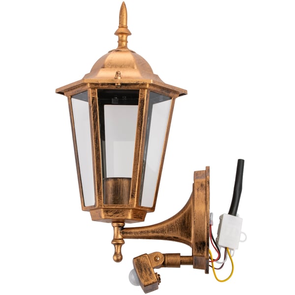 Utomhusklinkel Belysning Vägglampa Yttre E27 LED Lykta Rörelsesensor BELLIS LUMILED