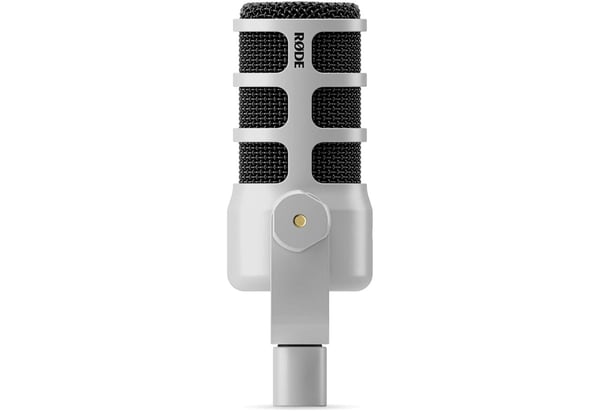 RODE PodMic White - dynamisk podcastmikrofon