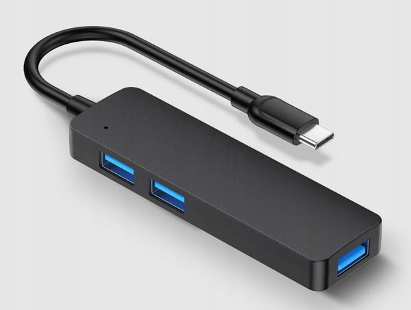 HUB USB-C 5-i-1-adapter USB 3.1 SD/TF-adapter för Windows/Mac/Steam