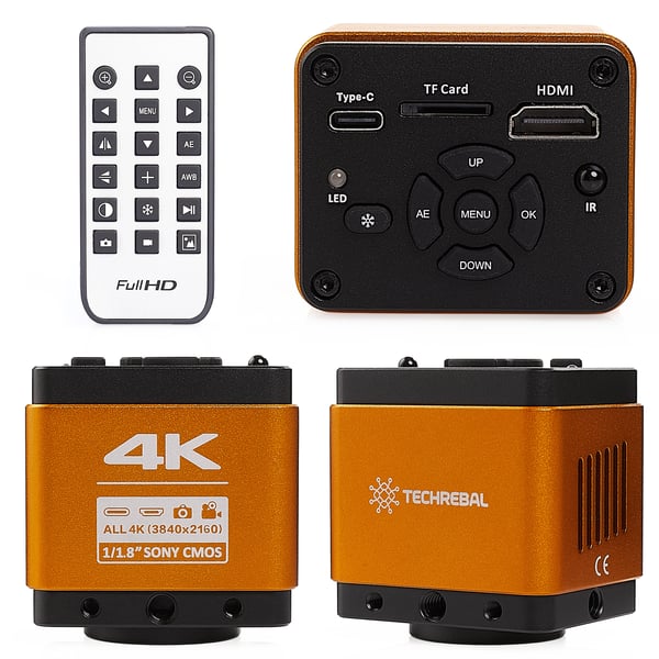 Techrebal-kamera för mikroskopet "Orange PRO 4K" 8MP/H1623