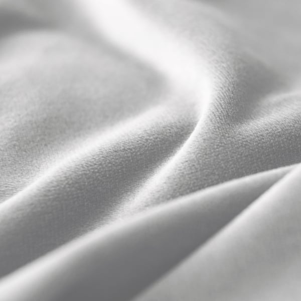 Sohvanpäällinen 190-210cm vaaleanharmaa sametti