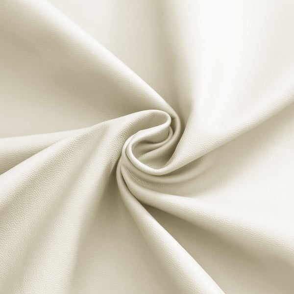 Päällinen L-tuolille, selkänojan korkeus 50-70 cm, valmistettu kermanvärisestä ekonahasta