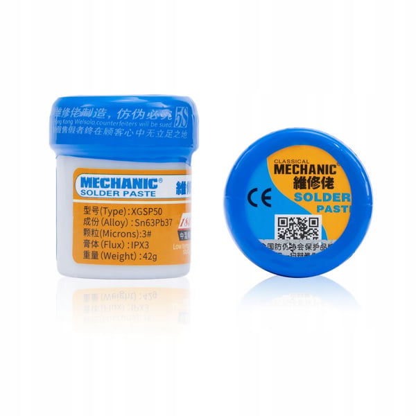 Rosfix Flux i sprøjte NC-559-ASM + Loddepasta (flydende tin) XGSP50 42g 183