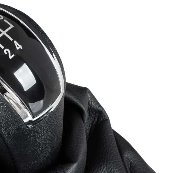 Skoda Fabia I 99-08 gearknap sort med beskyttelseskappe