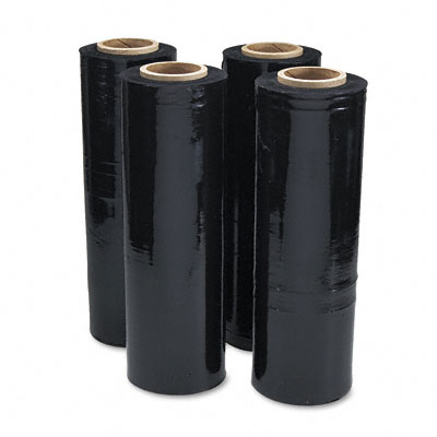 STRETCHFILM SVART 23MKR 1,5KG (VIKT UTAN RULLE) - FM STR CZ