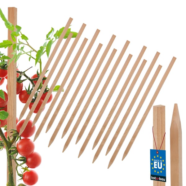 KOTARBAU® Trästöd för tomater och grönsaker 30 cm, set om 15