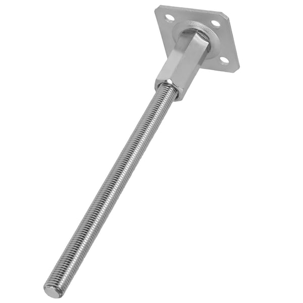 KOTARBAU® vertikalt justerbar stålstolpanker til pavilloner, skure og hegn 80 x 330 mm