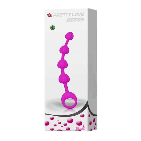 Lybaile silikon analpärlor Pretty Love Beeds