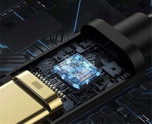 KAAPELI USB-C 3.1 - USBA QC 4.0 PIKALATAUS 10Gbps 20V3A PAKSU TYPE-C 2M