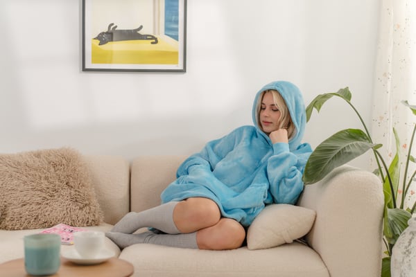 Tæppe sweatshirt tv lang dame herre tæppe sweatshirt sengetæppe gave til en pige