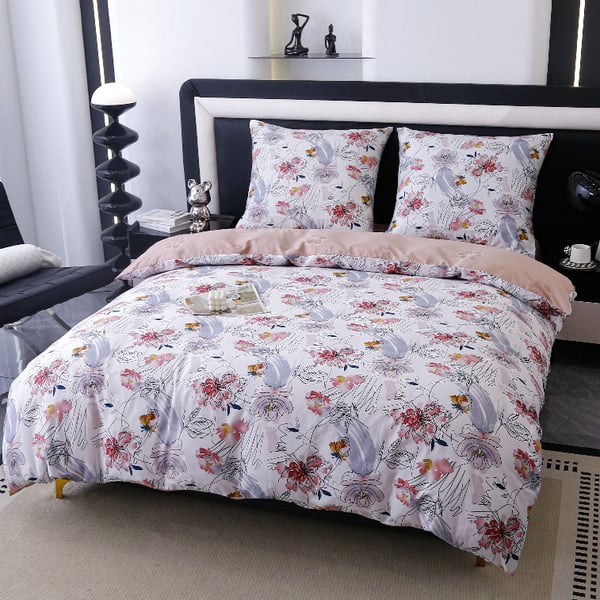 Premium puuvillalakanat 160x200 kukat