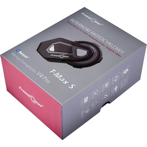 FreedConn T-Max S V4 Pro Sin motorcykel intercom