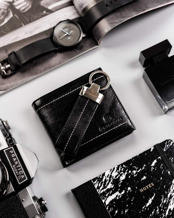 Peterson plånbok + fodral + nyckelringsset PTN ZM59