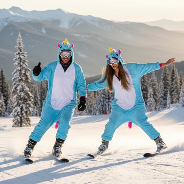 Herrepyjamas pegasus kigurumi onesie karneval varm udklædning kostume m Onesie kostume blå/lyserød pegasus - M