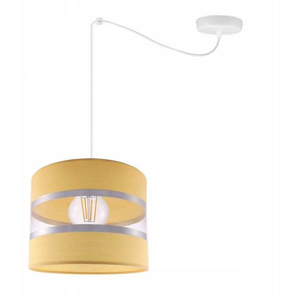 Lofthængende lampe med loftskrone og edderkopskærm