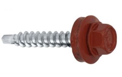 SELVBORENDE SKRUE 4,8*35MM RAL 3009 - 5.0 STO - WSB 35 3009G