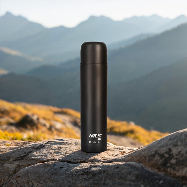 NC3804 Nils Camp termosmittelo 1000 ml musta