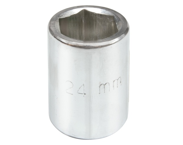 KORT 6-PUNKT FORKROMET TOPNØGL 3/4'' 30MM - W-53430