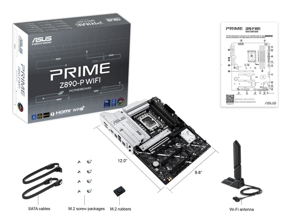 Asus Prime Z890-P wifi /Z890/DDR5/SATA3/M.2/USB4/WiFi/BT/PCIe5.0/s.1851/ATX