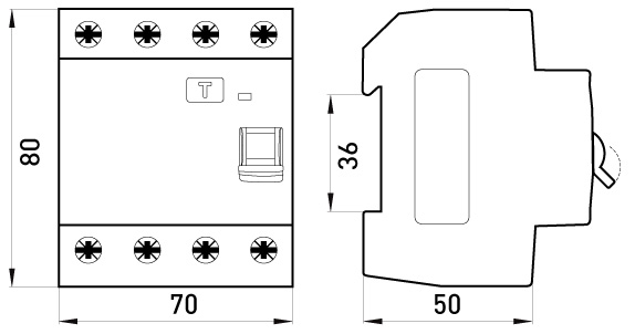 RCCB.PRO 4P 25A 30MA - EX-P003018