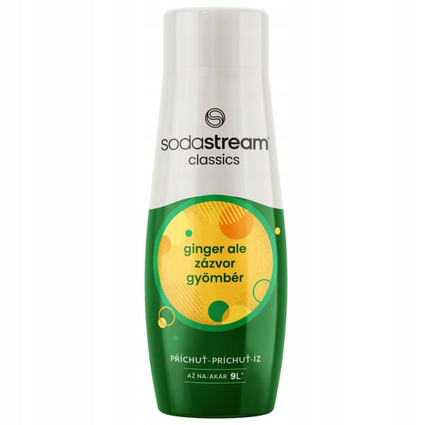2x siirappia Sodastream Ginger Saturator -inkivääri- ja kolavesitiivisteelle